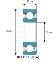 RKB 6310 RS Bearing